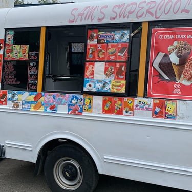 Sam's Supercool truck serving